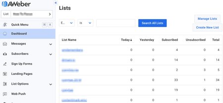 Aweber Review Simple User Interface