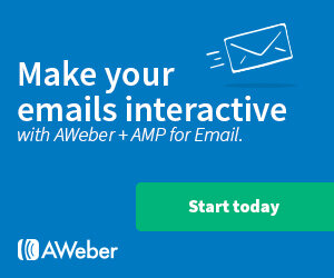 Aweber.com review - Make your emails interactive with AWeber and AMP for Email
